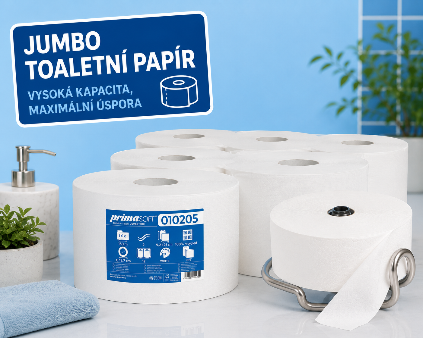 Jumbo toaletní papír