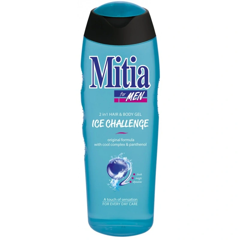MITIA MEN Ice Challenge sprchový gel a šampon 2v1 400 ml