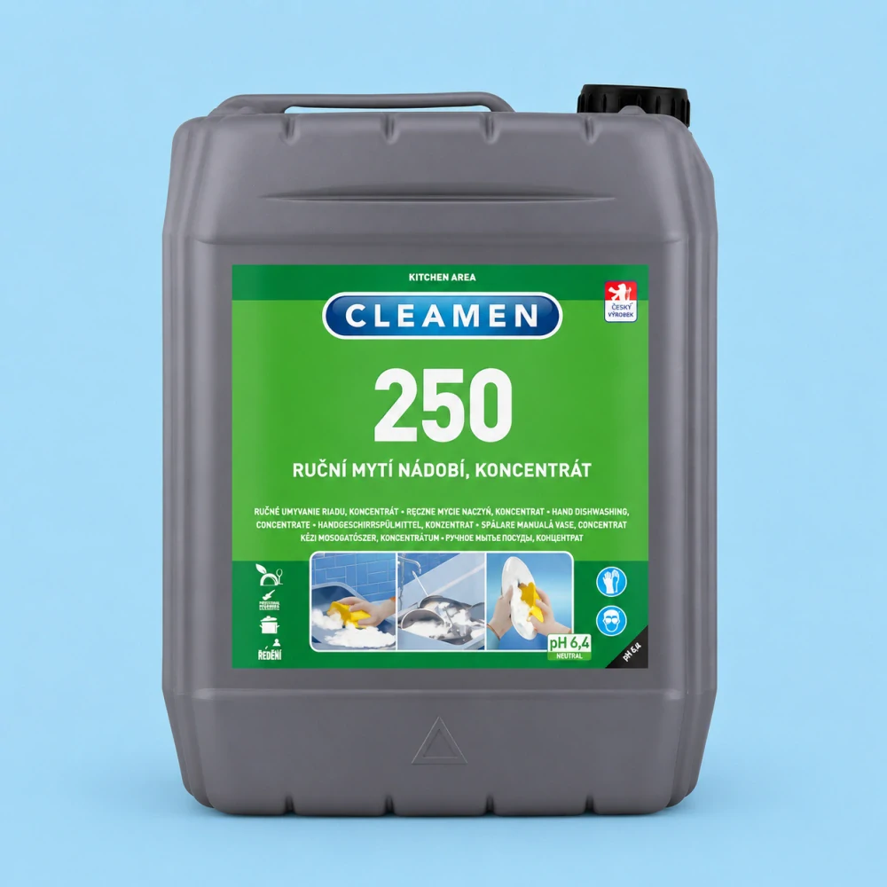 Cleamen 250 – koncentrát na ruční mytí nádobí 5 l