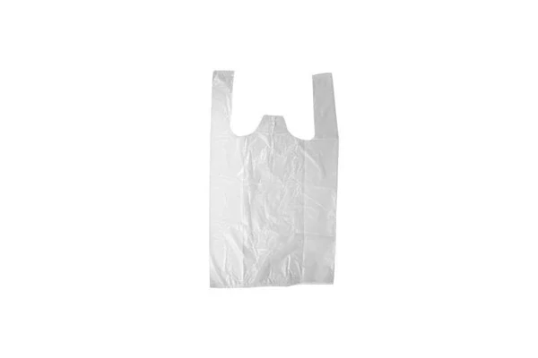 Mikrotenové tašky HDPE bílé 10 kg, 300 + 160 × 520 mm, 14 µm – 100 ks