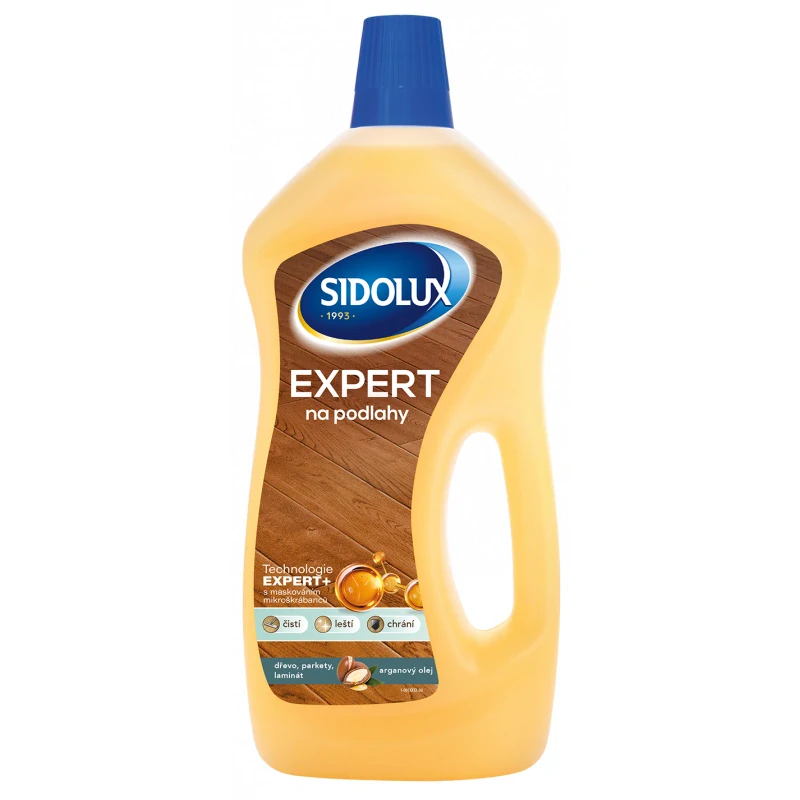 SIDOLUX Expert na dřevo, parkety a laminát s arganovým olejem 750 ml