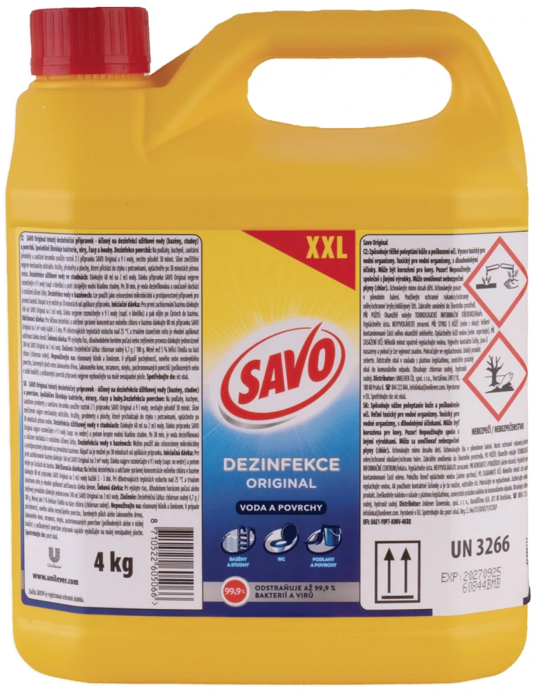 SAVO Original dezinfekční prostředek 4 l