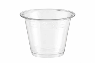 Kelímek rPET 200/280 ml 95 mm rovný transparentní – EU logo – 50 ks