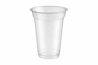 Kelímek rPET 500/630 ml 95 mm rovný transparentní – EU logo – 50 ks