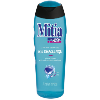 MITIA MEN Ice Challenge sprchový gel a šampon 2v1 400 ml