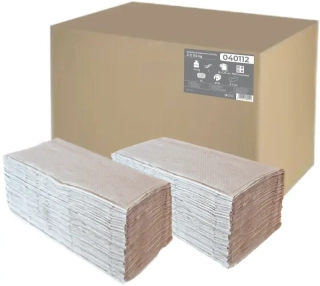 Ručník skládaný ZZ PrimaSoft, 25 × 23 cm, 1vr., recyklovaný, šedý (040112)