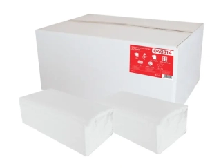 Ručník skládaný ZZ 3000 ks PrimaSoft, 24 × 21 cm, 2vr., celulóza (040314)